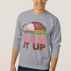 HAM IT UP Holiday Ham Ugly kerstSweater Trui