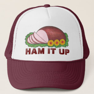 HAM IT UP-kerstfeest-feestdag-eten Trucker Pet