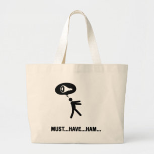 Ham Lover Grote Tote Bag