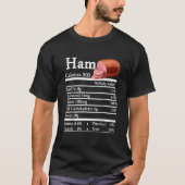 Ham Nutrition Thanksgiving kerstkostuum T-shirt (Voorkant)