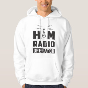 HAM Radio Amateur Frequency Operator Antenna Gift Hoodie