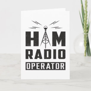 HAM Radio Amateur Frequentie Operator Antenne Gift Kaart