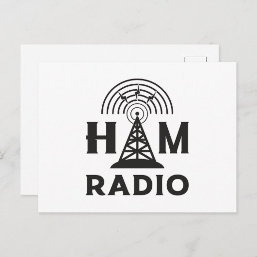 HAM Radio Amateur Operator Antenne Code Gift Idee Briefkaart (Voorkant / Achterkant)