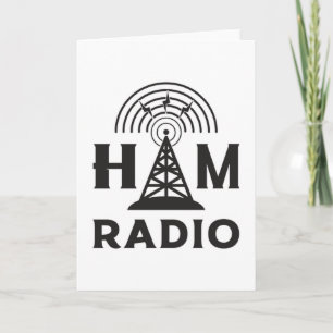 HAM Radio Amateur Operator Antenne Code Gift Idee Kaart