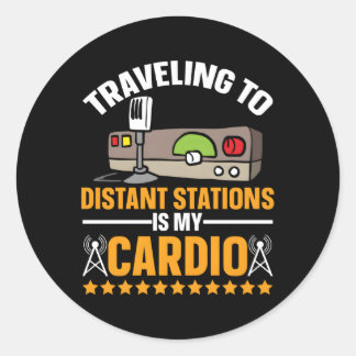 Ham Radio Amateur Radio en Ham Radio Operator Ronde Sticker