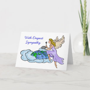 Ham Radio Angel Sympathy Card Pas het aan! Kaart