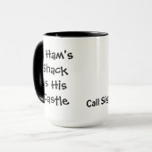 Ham Radio Castle Shack    MugCustomize it! Mok (Voorkant links)