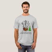 Ham Radio Crazy Antenna House T-shirt Noël (Devant entier)