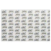 Ham Radio Crazy Shack en Rig Fabric Stof (Fat Quarter)