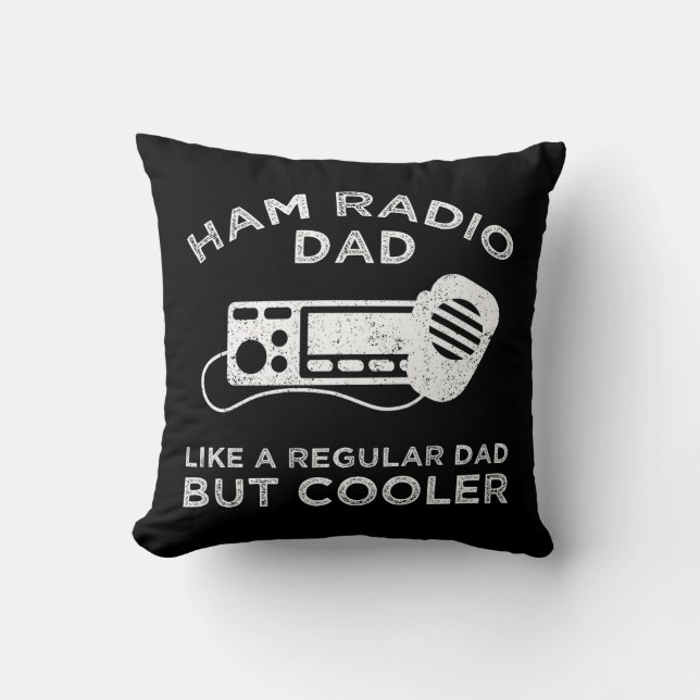 Ham Radio Dad - als een gewone vader, maar koeler Kussen (Voorkant)