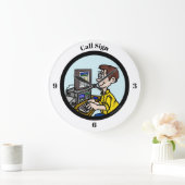 Ham Radio Digital Mode Operator Wall-klok Grote Klok (Huis)