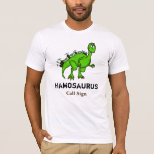 Ham Radio Dinosaur T-shirt Customisez-Le!