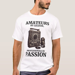 Ham Radio Enthousiast Amateurs per Licentie T-shirt