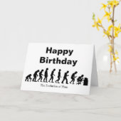 Ham Radio Evolution Carte Anniversaire Personnalis (Fleur jaune)