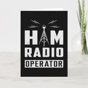 HAM Radio Frequentie Operator Antenne Amateur Gift Kaart