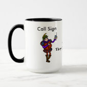 Ham Radio Hamlet Bataillons Pile-Ups Citer Mug (Gauche)