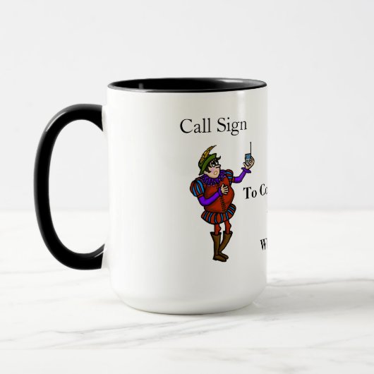 Ham Radio Hamlet Citation Pour mourir, dormir Mug (Gauche)