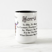 Ham Radio Hamlet Citation Pour mourir, dormir Mug (Centre)