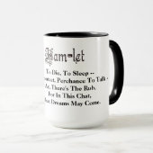 Ham Radio Hamlet Citation Pour mourir, dormir Mug (Devant droit)