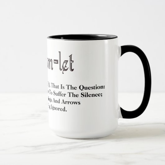 Ham Radio Hamlet Citation "To Be" Refait Mug (Droite)