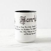 Ham Radio Hamlet Citation "To Be" Refait Mug (Centre)