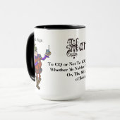 Ham Radio Hamlet Citation "To Be" Refait Mug (Devant gauche)