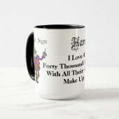 Ham Radio Hamlet Ophelia Love Citation Mug (Devant gauche)