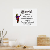 Ham Radio Hamlet Quote Log Book Redone Poster (Cuisine)