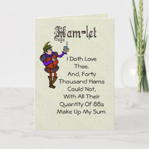 Ham Radio Hamlet Quote Love Valentijn Kaart