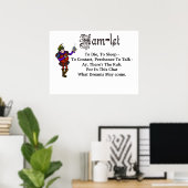 Ham Radio Hamlet "To Die To Sleep" Citation Poster (Bureau à domicile)