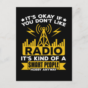 Ham Radio Hobby Funny Radio Operator Briefkaart