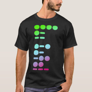 HAM-radio in morse code voor HAM-radio T-shirt