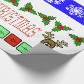 Ham Radio of Electrical Engineering Xmas Gift Wrap Cadeaupapier (Hoek)