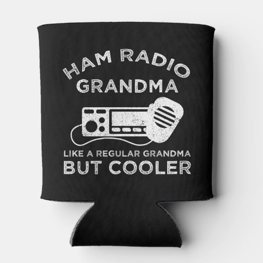 Ham Radio oma als gewone oma, maar koeler (Achterkant)