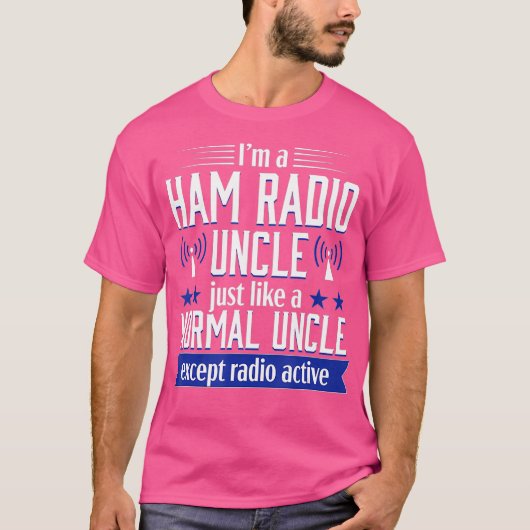 Ham Radio Operator Amateur Radio Oom Funny T-shirt (Voorkant)