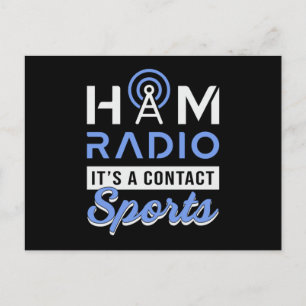 HAM Radio Operator Antenne Amateur Code Gift Idee Briefkaart