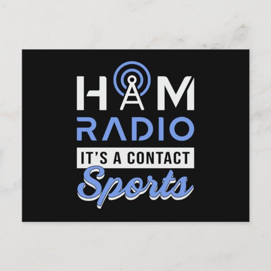 HAM Radio Operator Antenne Amateur Code Gift Idee Briefkaart (Voorkant)