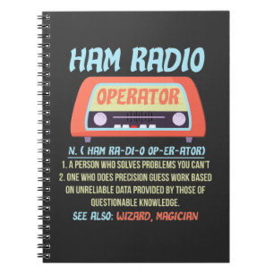 Ham Radio Operator Definition Amateur Radio Hobby Notitieboek