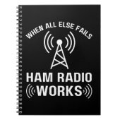 Ham-radio operator enthousiast Ham Radio Notitieboek (Voorkant)