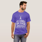 Ham Radio Operator Funny Ham Radio Nerd T-shirt (Voorkant volledig)