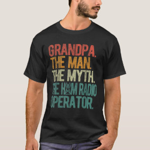 Ham Radio Operator Opa Amateur Radio Retro T-shirt