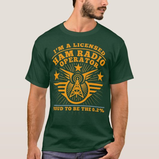 Ham Radio Operator Proud Funny CB Radio Gift T-shirt (Voorkant)