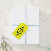 HAM Radio Operator Symbool Internationaal Cadeaulabel (Met Touw)