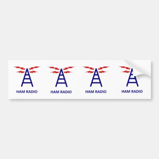 HAM Radio Sticker (Voorkant)