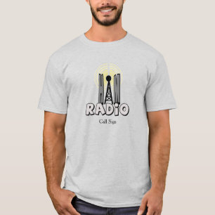 Ham Radio T-shirt met "A" als repeater