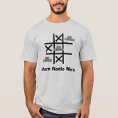 Ham Radio Tic Tac Toe-T-Shirt T-shirt (Voorkant)