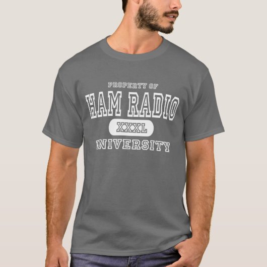 Ham Radio University Dark T-shirt (Voorkant)