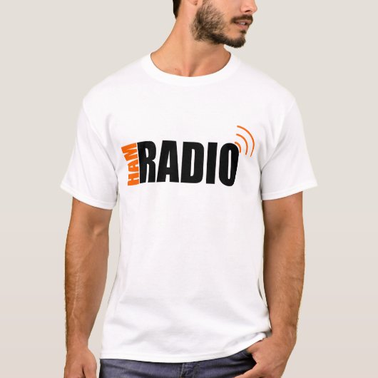 Ham Radio Wave Tshirt (Voorkant)