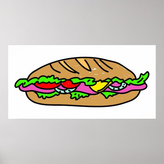 Ham Sandwich Poster (Voorkant)