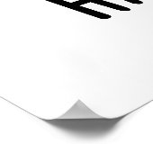 Ham-some Funny Handsome Hamster Pun Poster (Hoek)